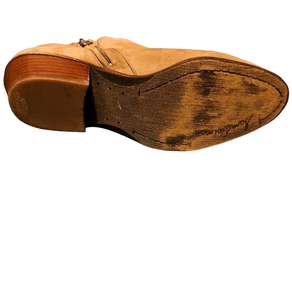 Sam Edelman putty/taupe Petty suede side zip Chelsea booties size 6 - Picture 12 of 16